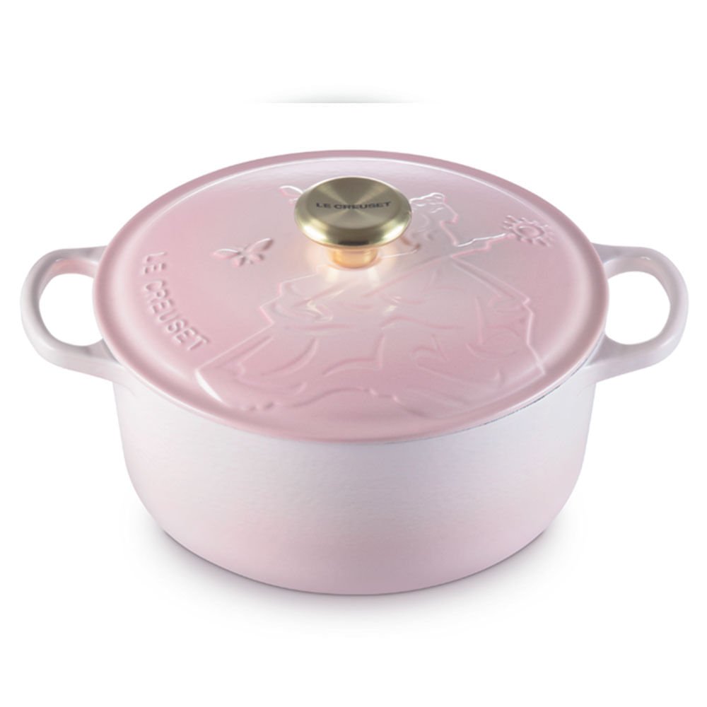 Panela Redonda Glinda Wicked Collection 24 cm Rosa Shell Pink Le Creuset