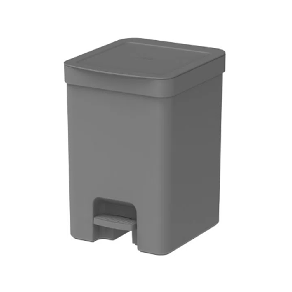 Lixeira Trium Com Pedal Chumbo 12 Litros - Ou