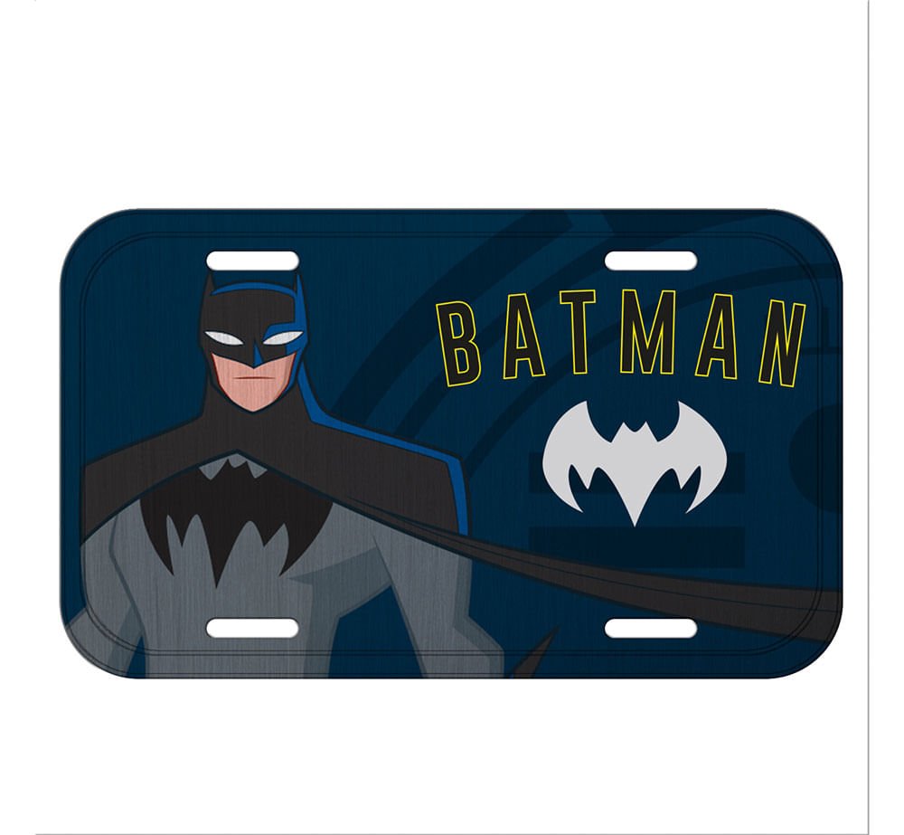 Placa de Carro Batman 30 x 15 Cm - Camicado