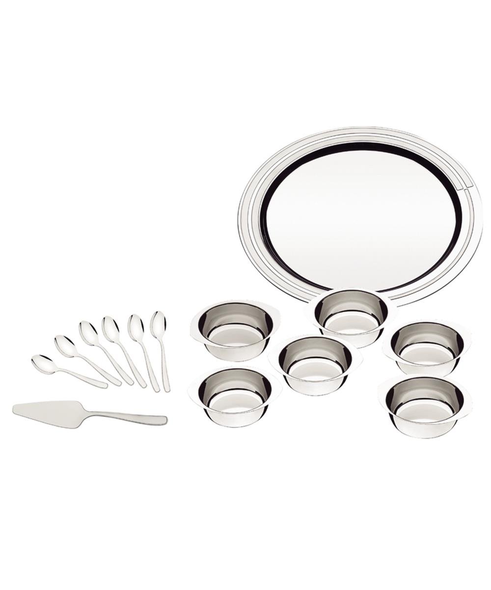 Kit para Sobremesa Tramontina Ciclo em Aço Inox 14 Peças