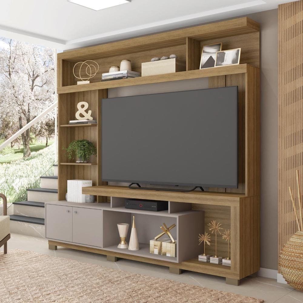 Estante Home Formosa Para Tv Até 65 Polegadas Marrom Caemmun