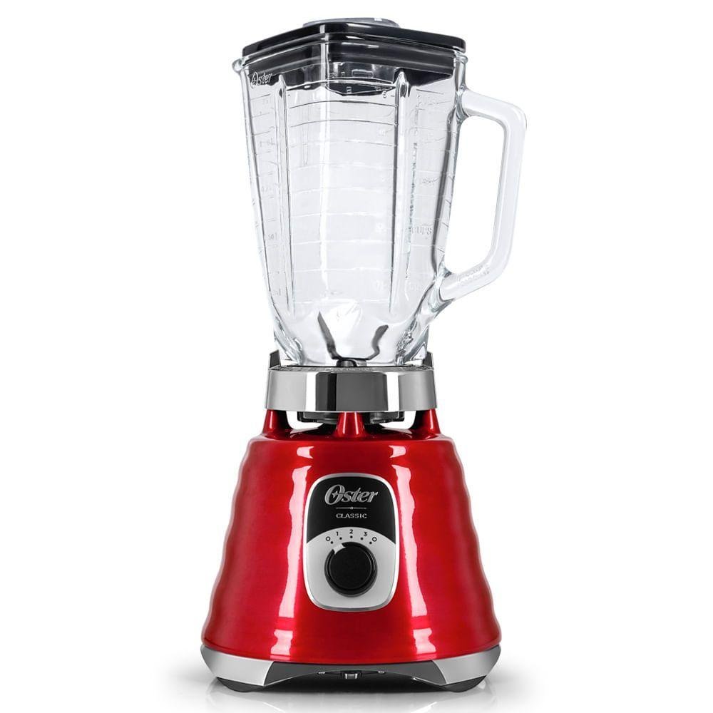 Liquidificador Oster New Osterizer Clássico Vermelho 1,25L 110V