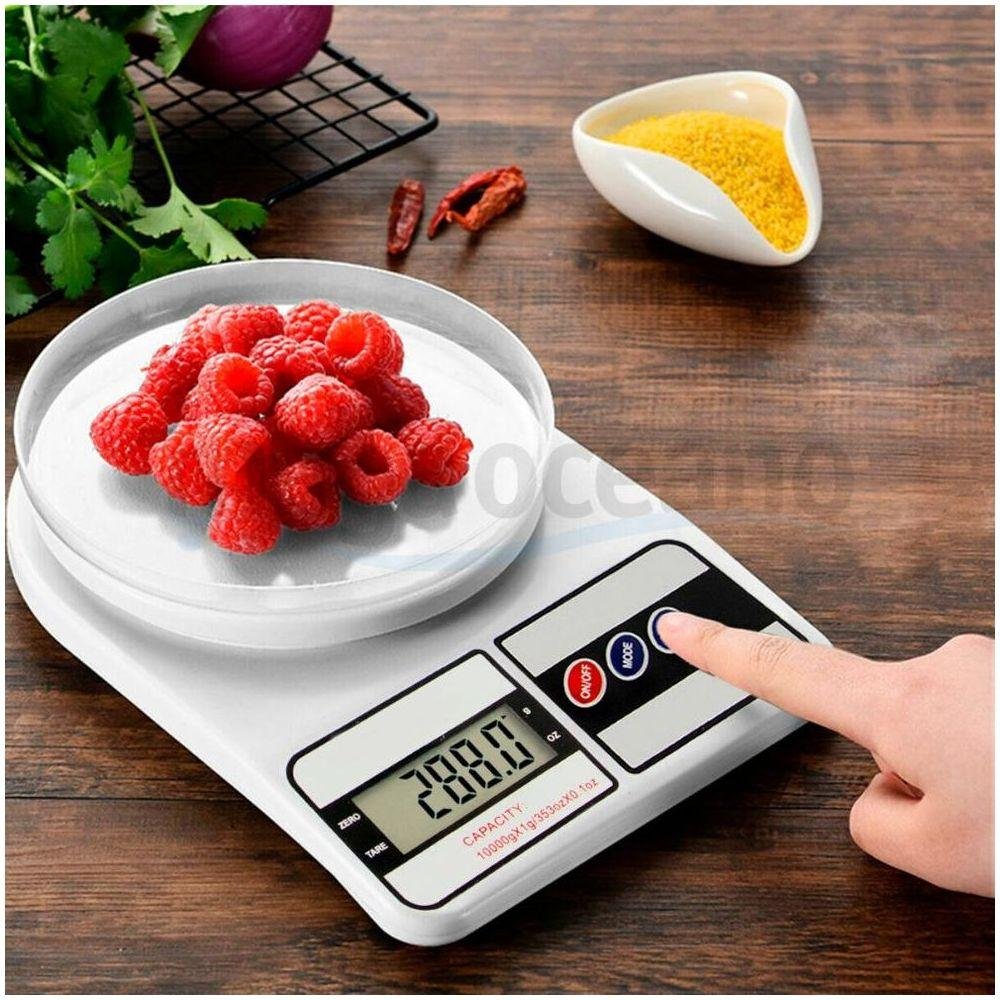 Balança Digital Cozinha Alta Precisão 10kg Dieta Alimentos