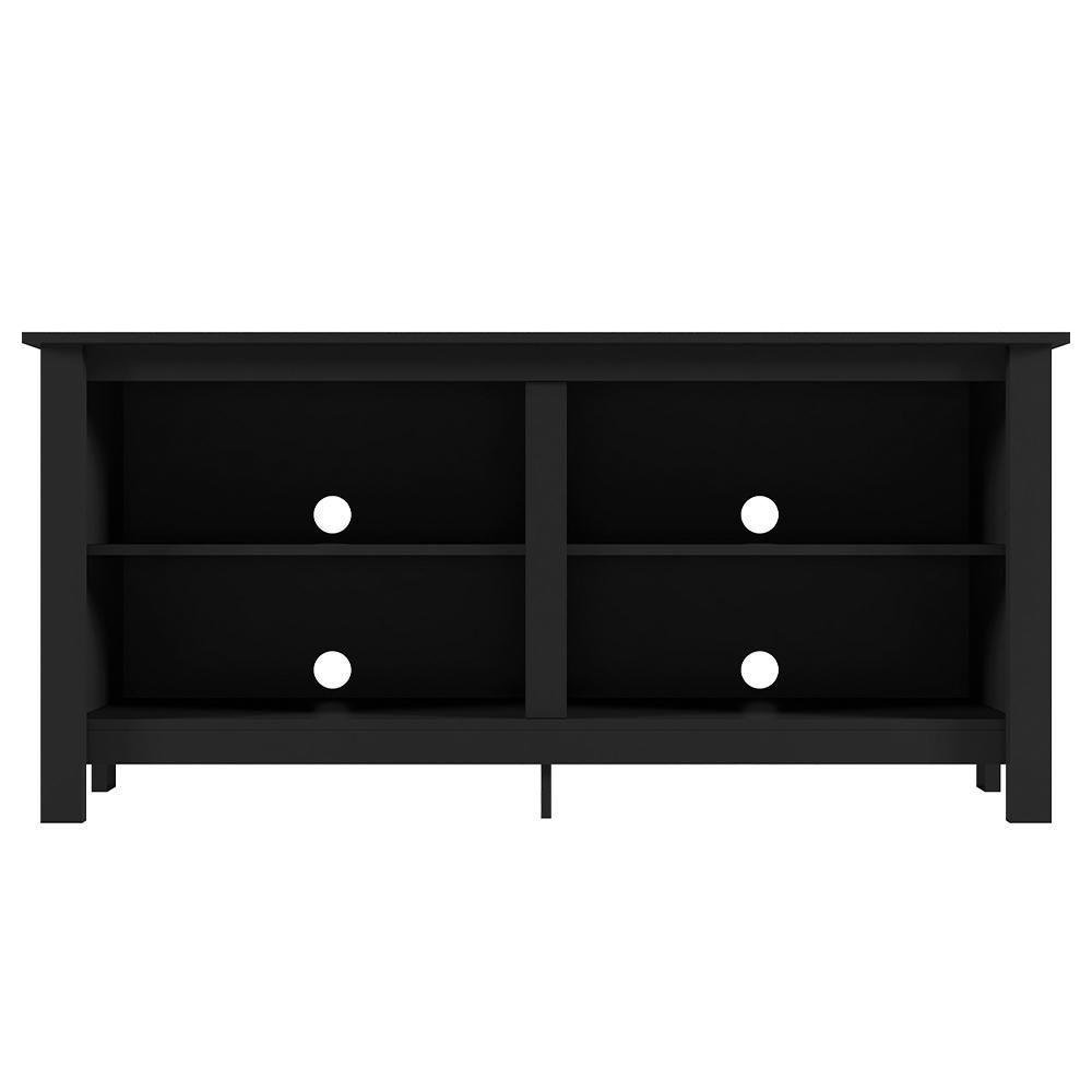 Rack Bancada Para Tv Até 50 Polegadas Myles Preto - Caemmun