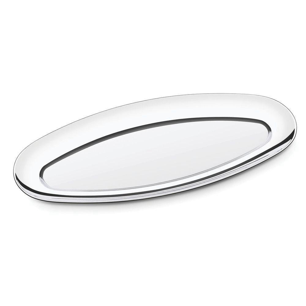 Tramontina Plateau De Service Buena 38x17cm En Inox 18/10 - Robuste, Brillant Et Facile D'Entretien