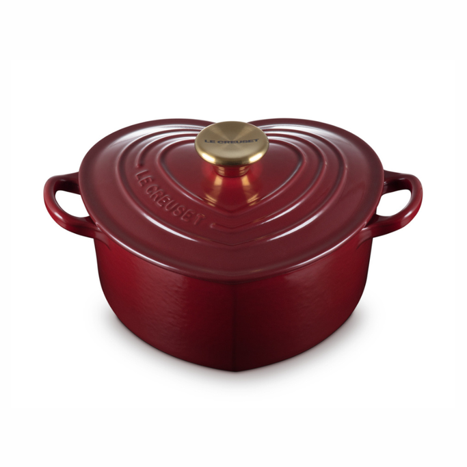 Panela Coração Tradition Pegador Dourado 20cm Le Creuset  Rhône