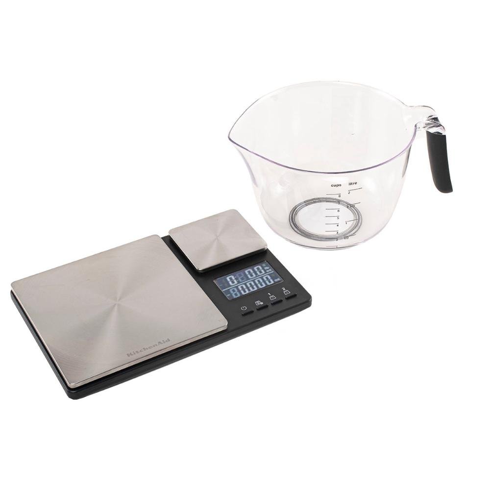 Kit Balança Plataforma Dupla e Tigela Medidora KitchenAid