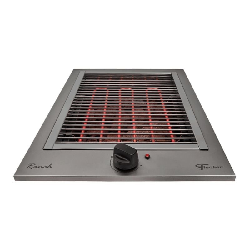 Churrasqueira Elétrica Cooktop Ranch com Pedras Vulcânicas 220V Fischer