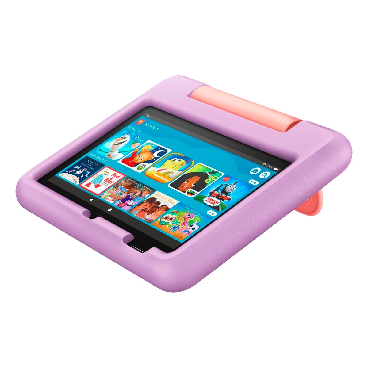 Custodia Antiurto Amazon Kids Per Fire 7 / HD 7 / HD 8 – 12ª Generazione, Blu Viola
