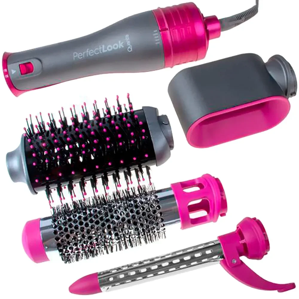 Kit Escova Secadora Quanta Perfectlook Em QTKCS7001 1300W