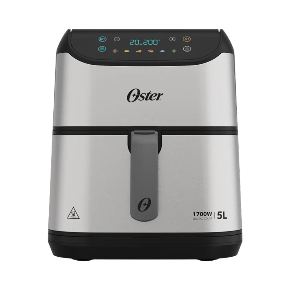 Fritadeira Oster 5,0 Litros Inox Digital Colorido 220V