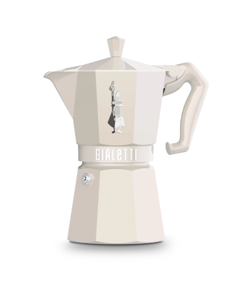 Cafeteira Italiana Bialetti Moka Express Exclusive 150ml Areia - 10011303