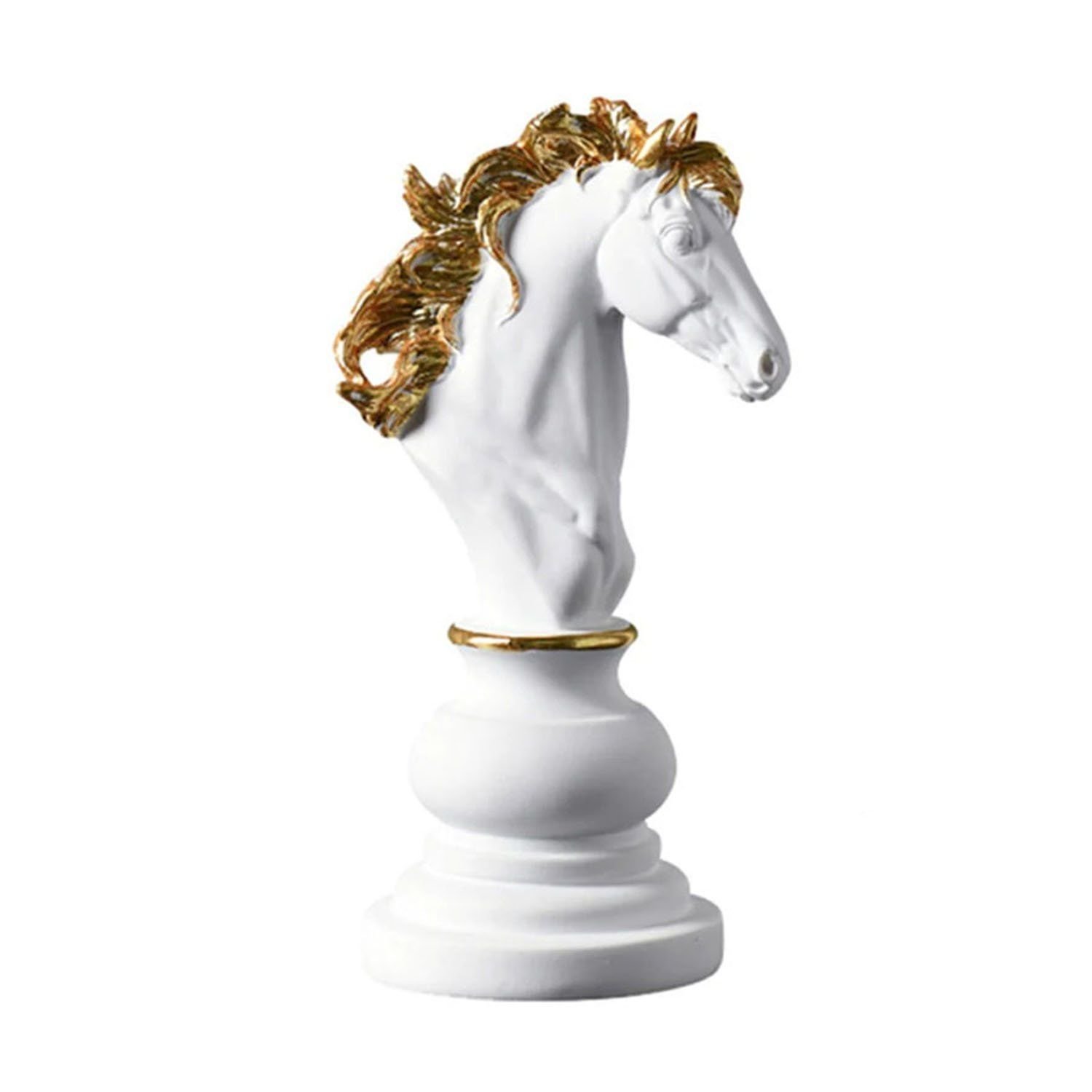 Escultura Xadrez Cavalo 23cm Espressione - Camicado