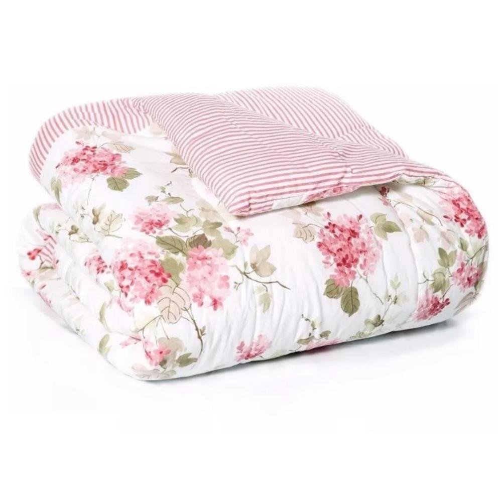 Edredom Casal Dupla Face Estampado Toque Extra Macio