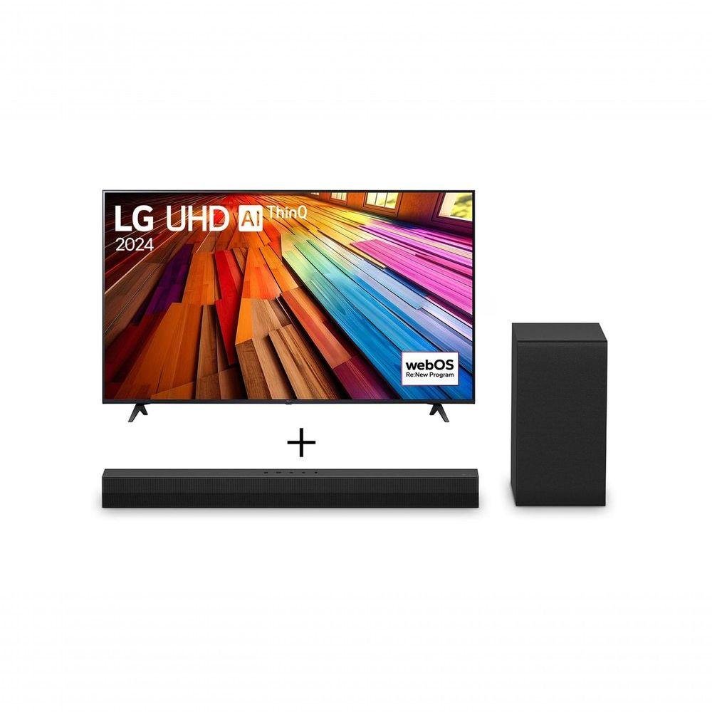Combo LG Smart TV UHD 4K UT80 50 Polegadas 50UT8000 + Soundbar S40T ...