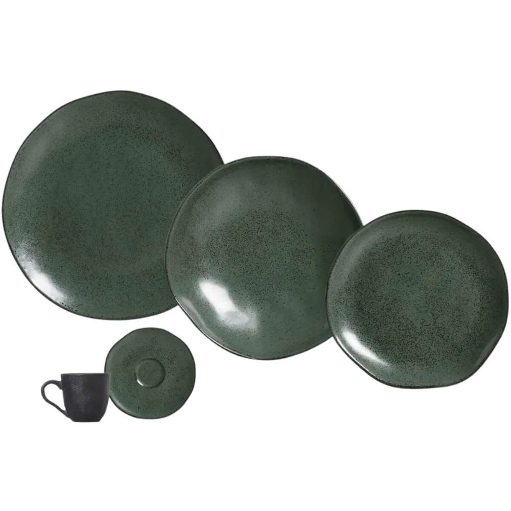 Aparelho de Jantar Porto Brasil Orgânico Arauco 30 Peças Cer