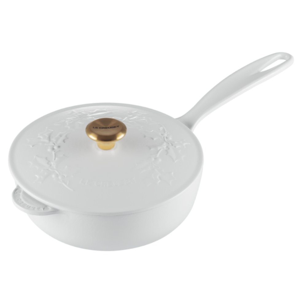 PANELA LE CREUSET SAUTESE HOLLY EM FERRO FUNDIDO 21CM
