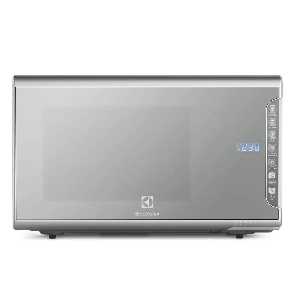 MICROONDAS ELECTROLUX 31L PRATA ESPELHADO COM PAINEL INTEGRADO E FUNCAO TIRA ODOR 127V MI41S