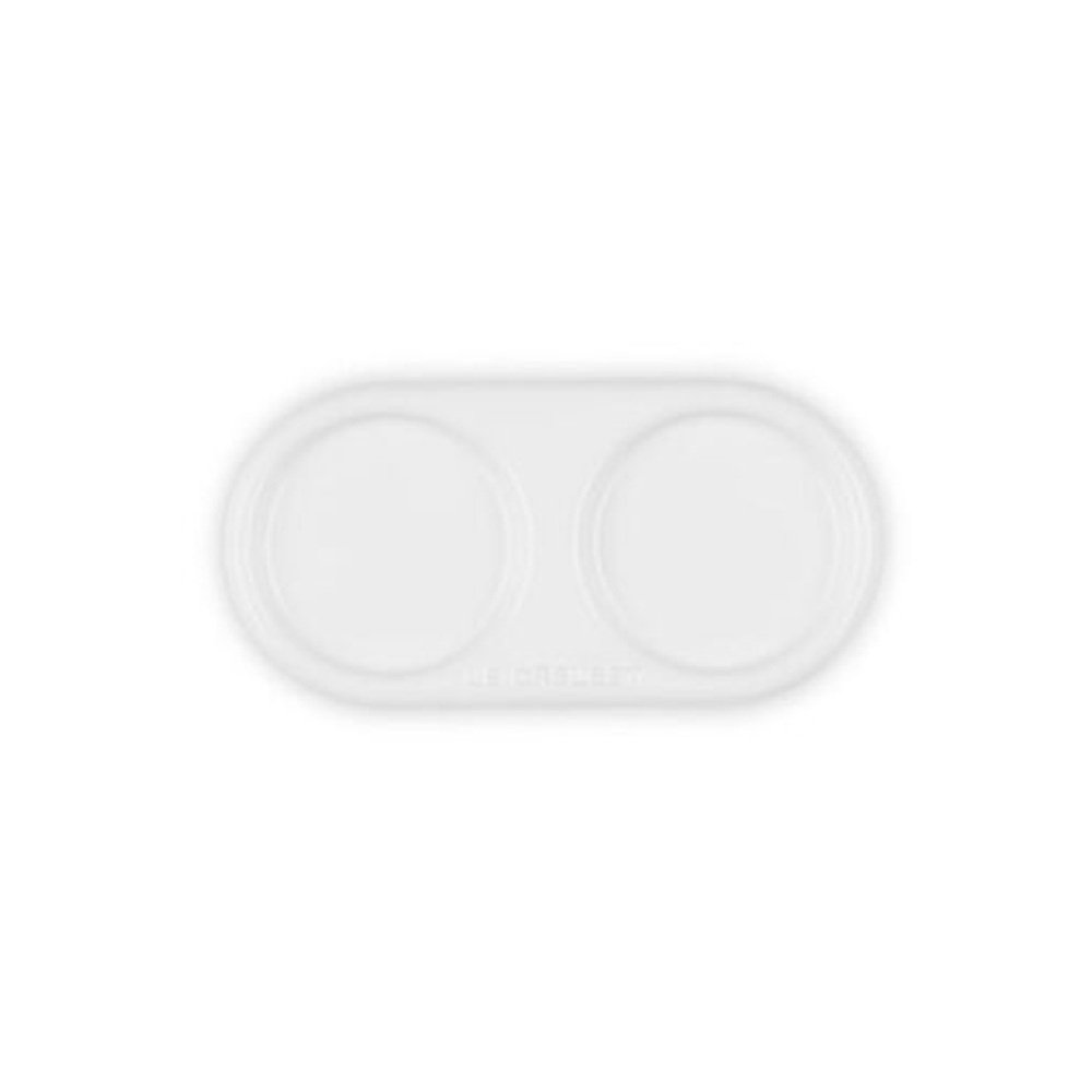 BANDEJA PARA MOEDORES LE CREUSET 18CM EM CERAMICA BRANCO 70076180100099