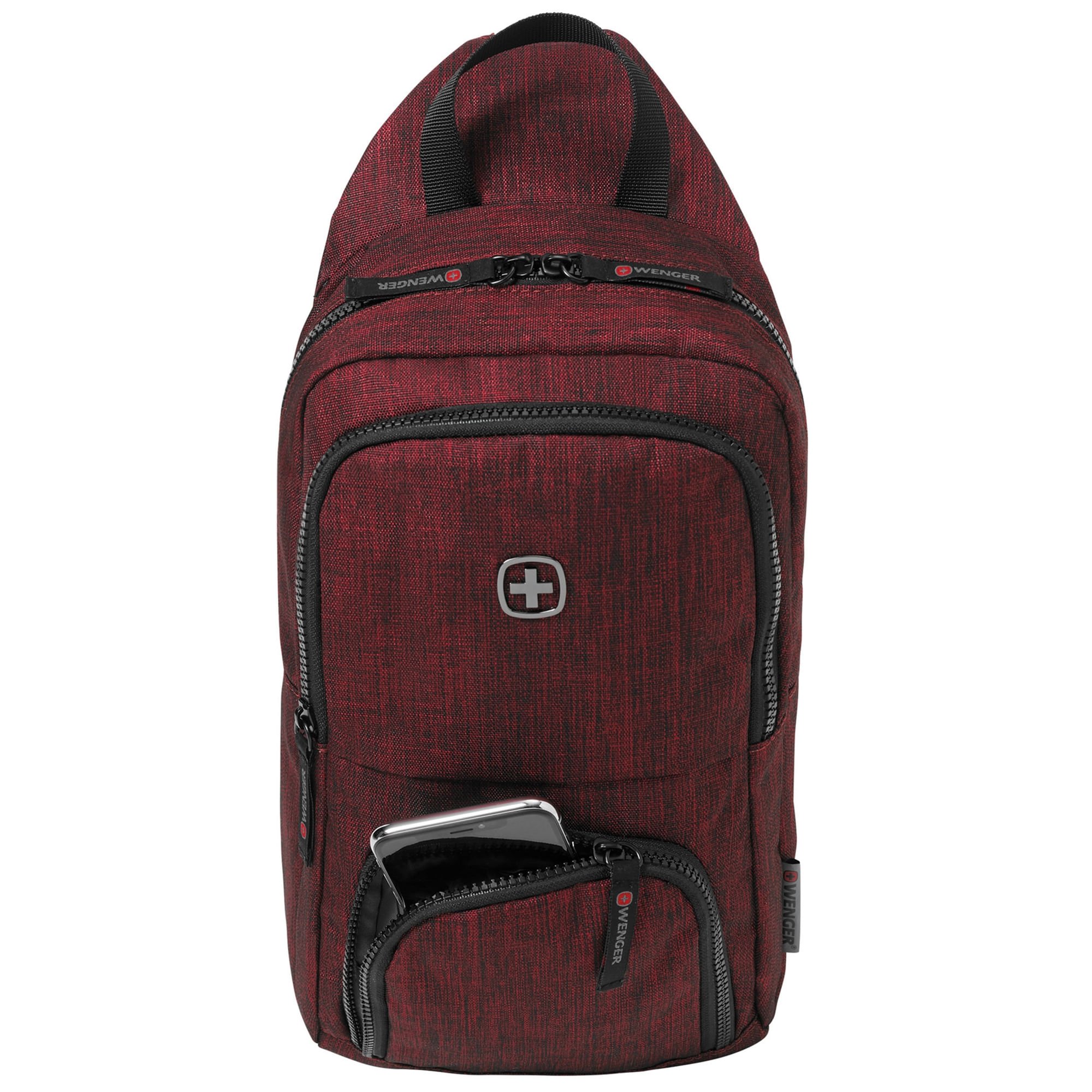 Bolsa Transversal Wenger Lifestyle Vinho Vermelho 5