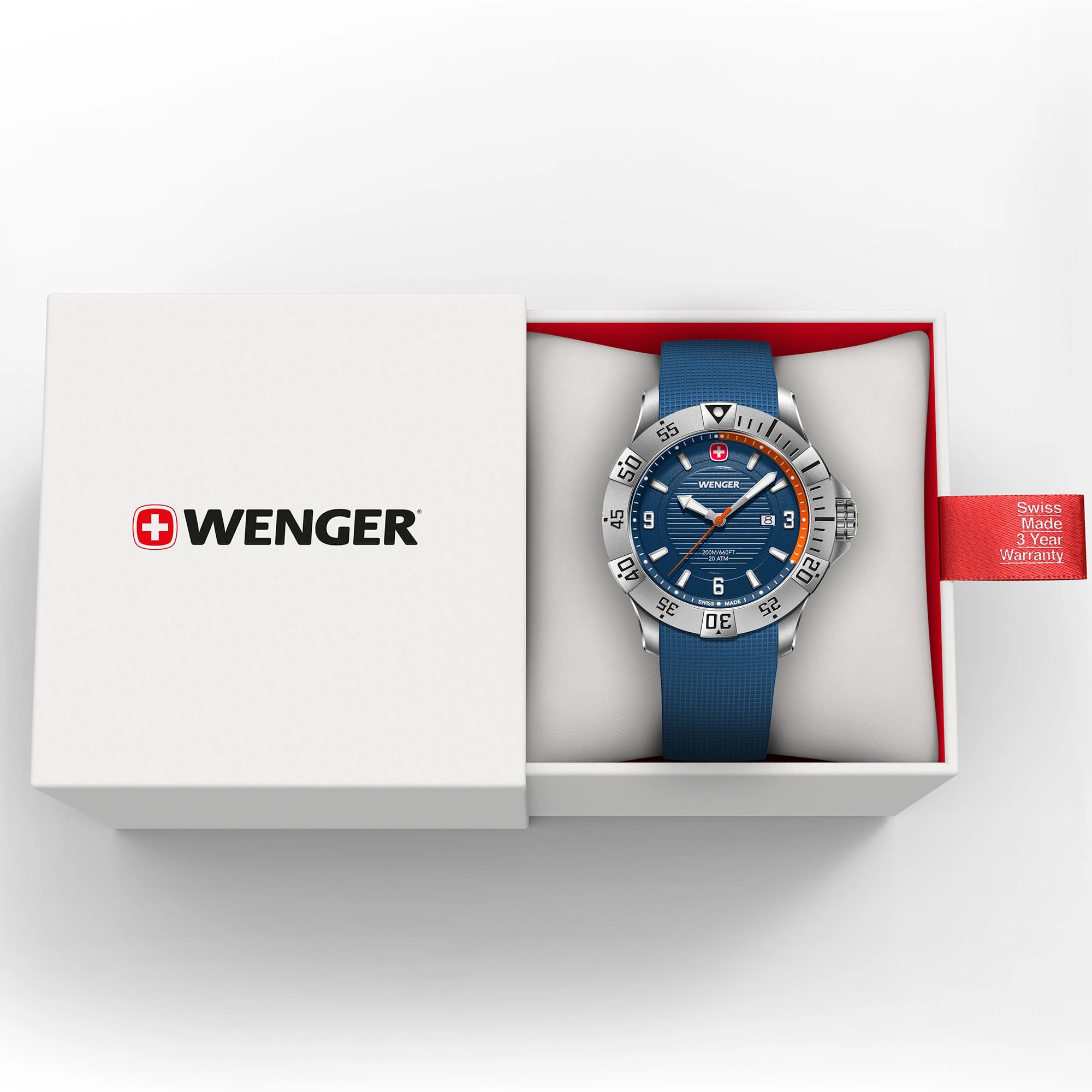 Relógio Masculino Seaforce Mostrador Azul Azul 3