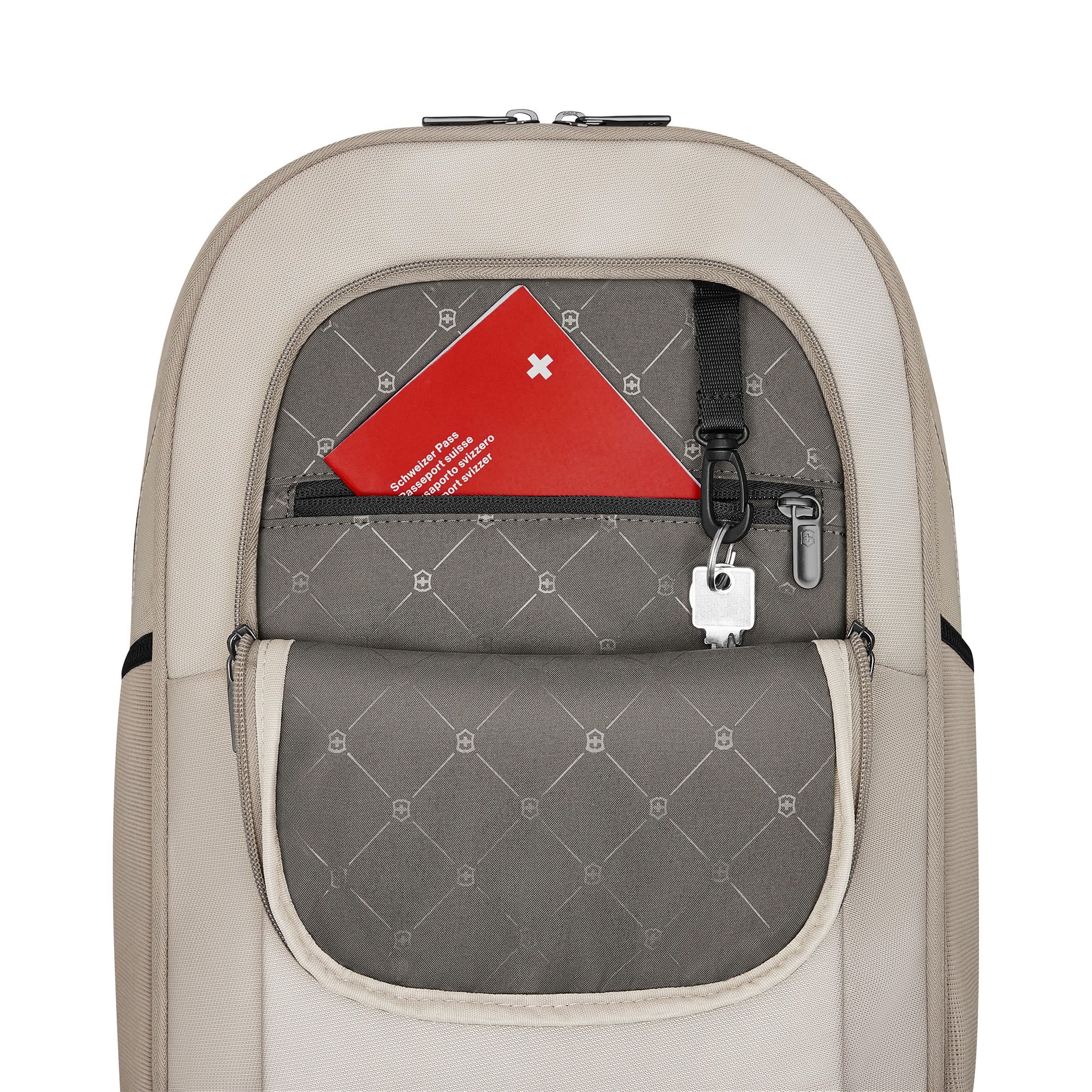 MOCHILA ALTMONT MODERN DELUXE BACKPACK STONE WHITE Bege/Preto 6