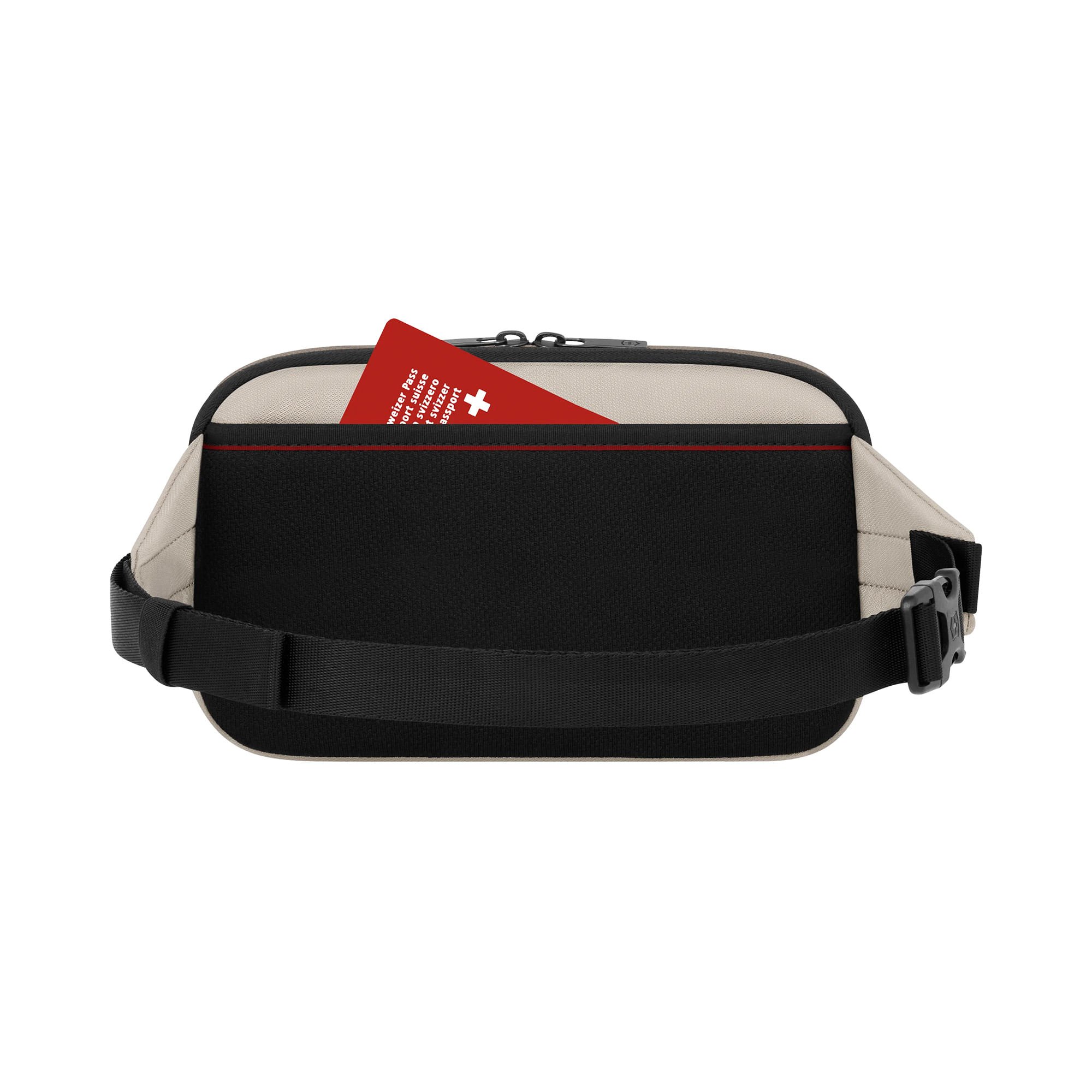 POCHETE ALTMONT MODERN BELT BAG STONE WHITE Bege/Preto 4