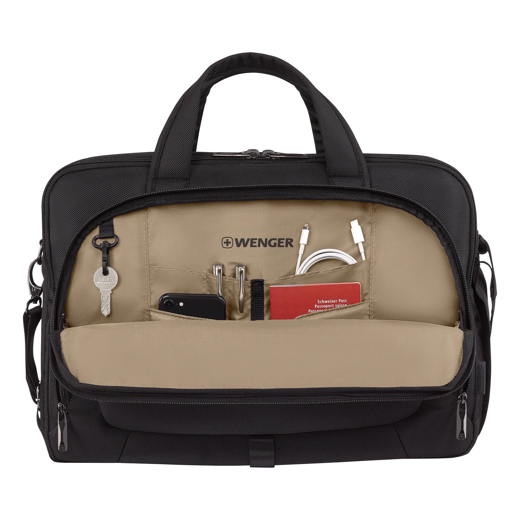 METEOR | PASTA PARA NOTEBOOK 16–17” COM BOLSO PARA TABLET Preto 8
