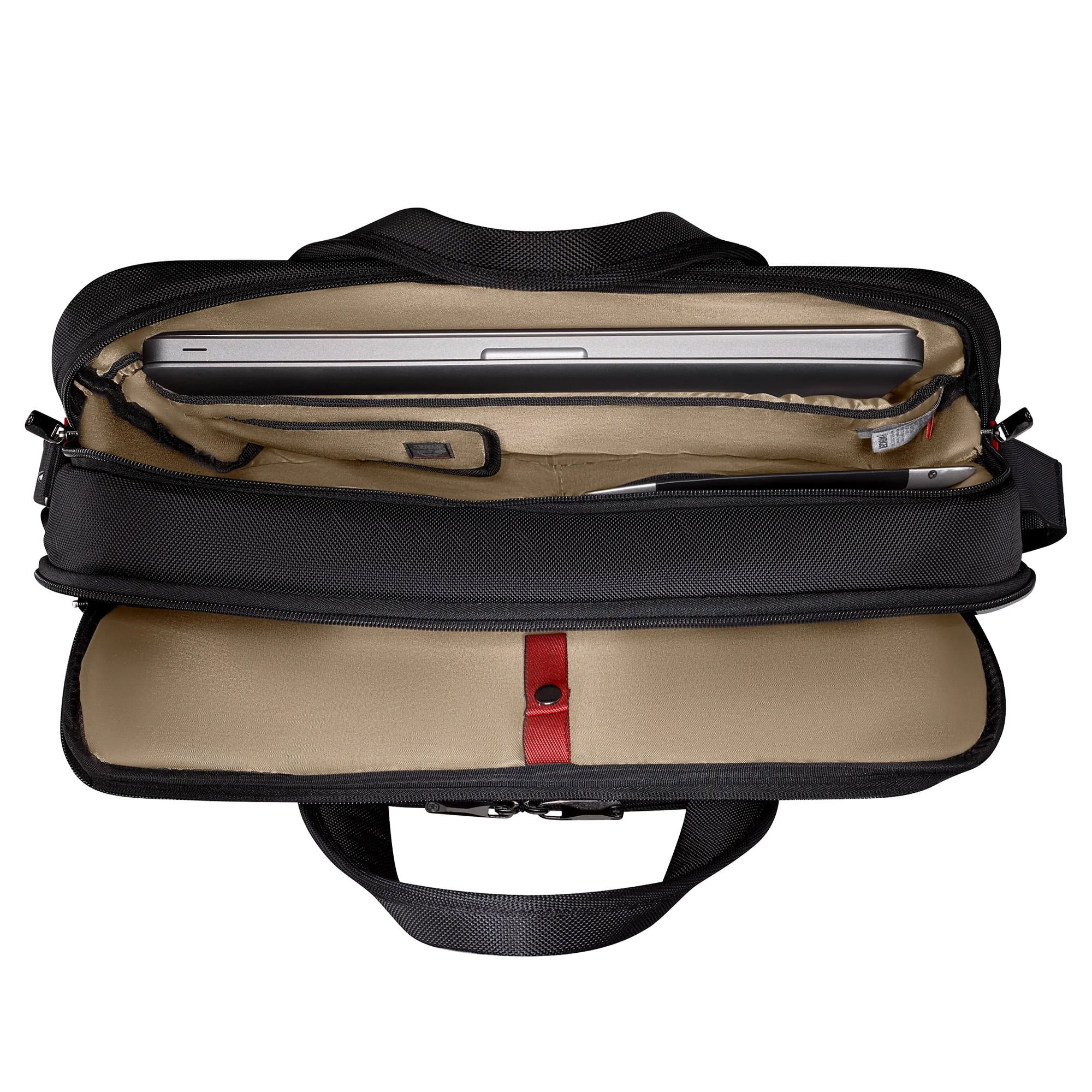 METEOR | PASTA PARA NOTEBOOK 16–17” COM BOLSO PARA TABLET Preto 9