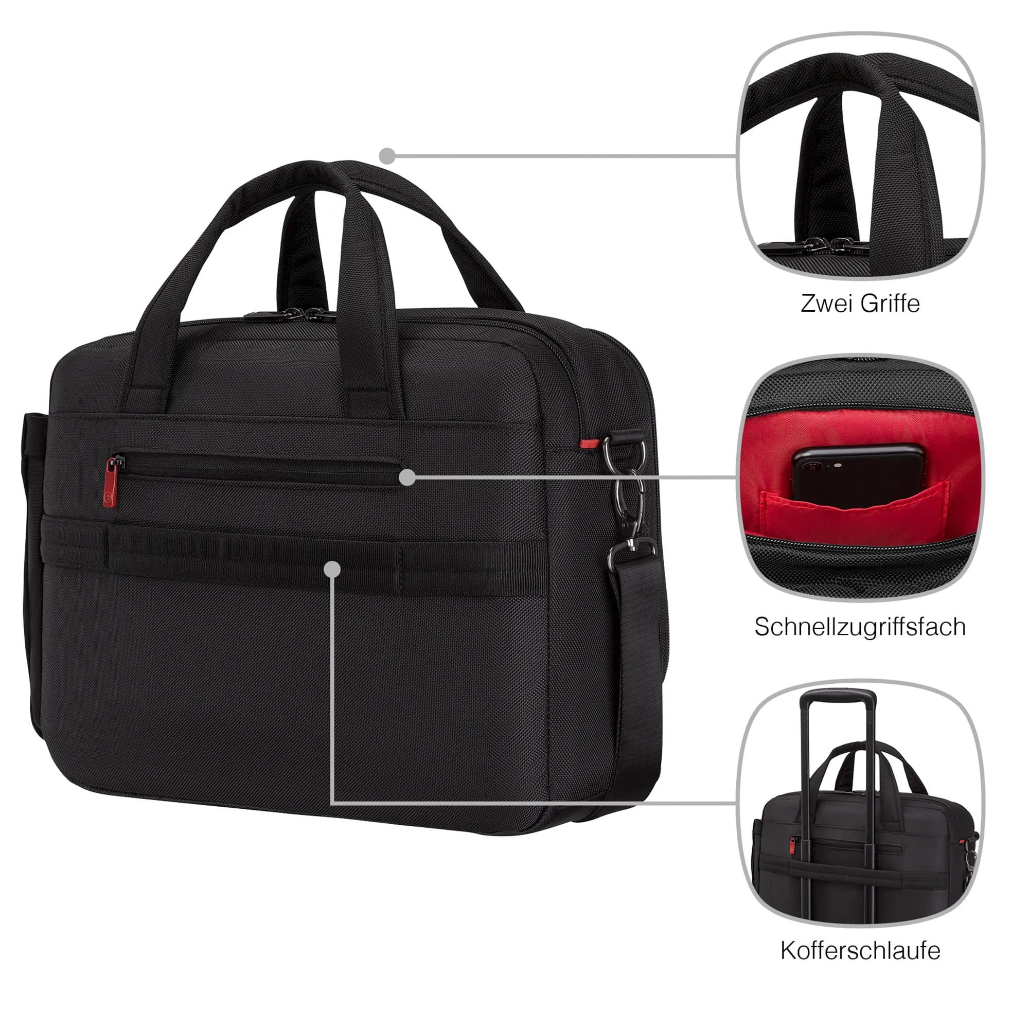 COSMIC | PASTA PARA NOTEBOOK 14–16” COM BOLSO PARA TABLET Preto 11
