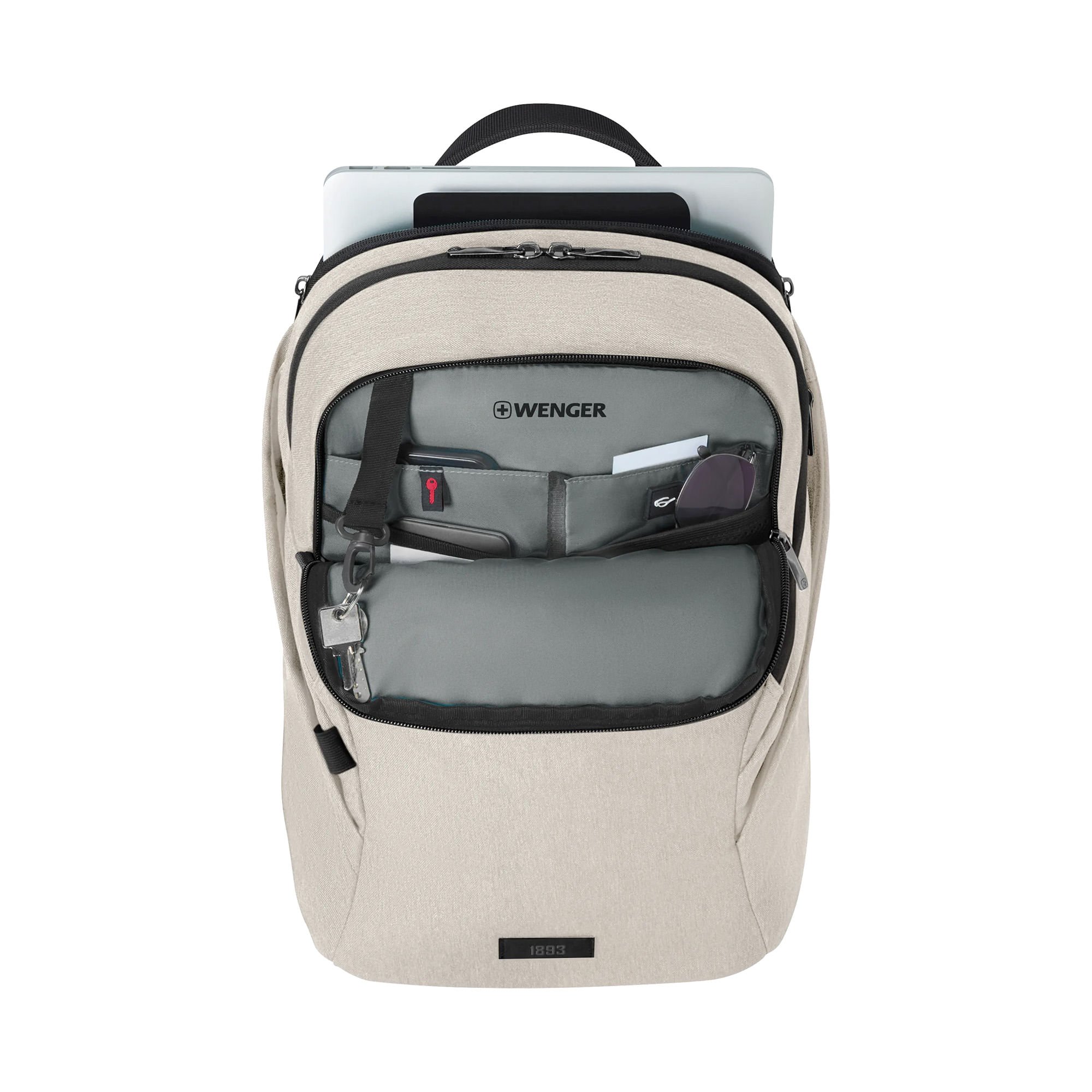 MX LIGHT | MOCHILA PARA NOTEBOOK 16” COM BOLSO PARA TABLET Off White 4