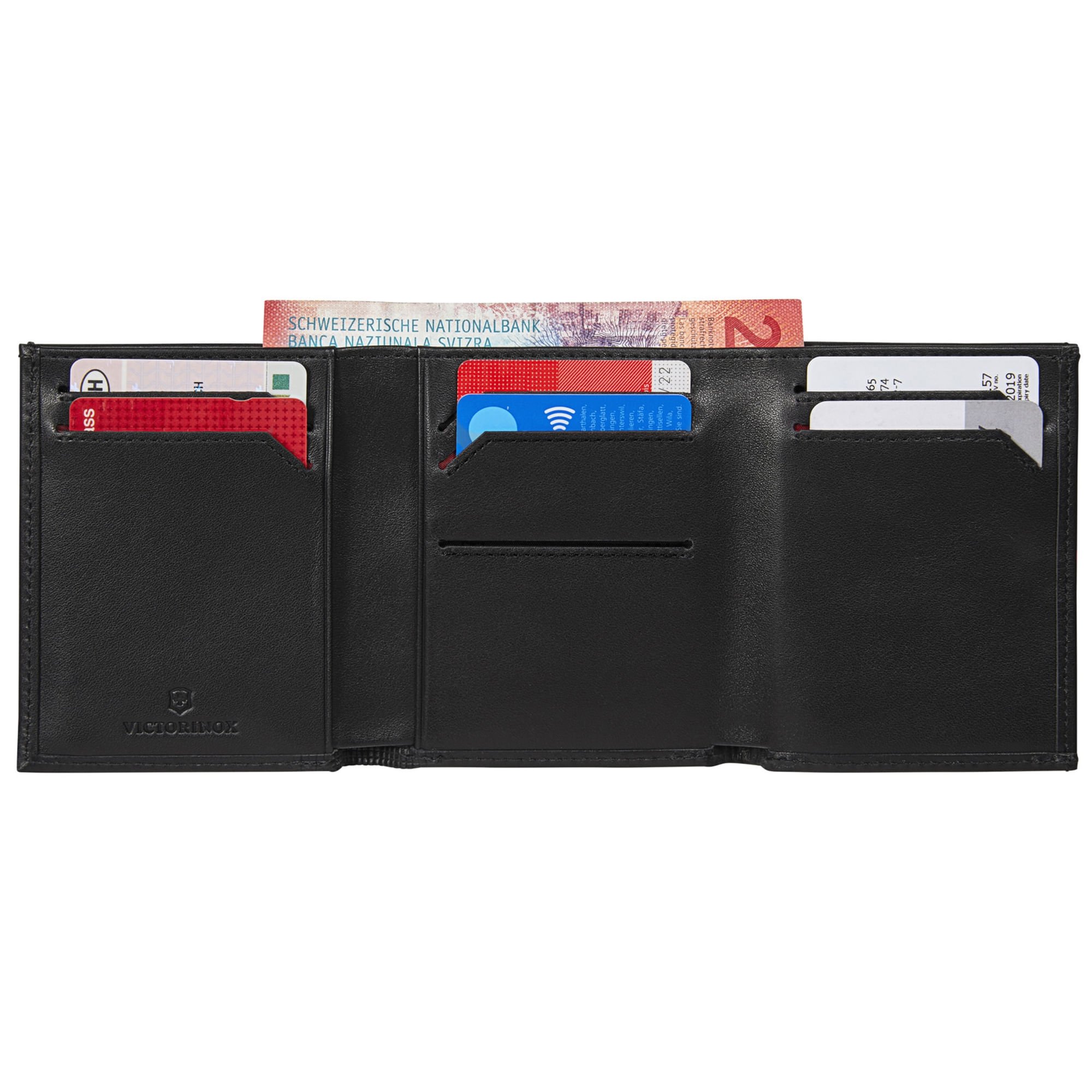 Carteira Victorinox Altius Alox Tri-Fold Preta Preto 6