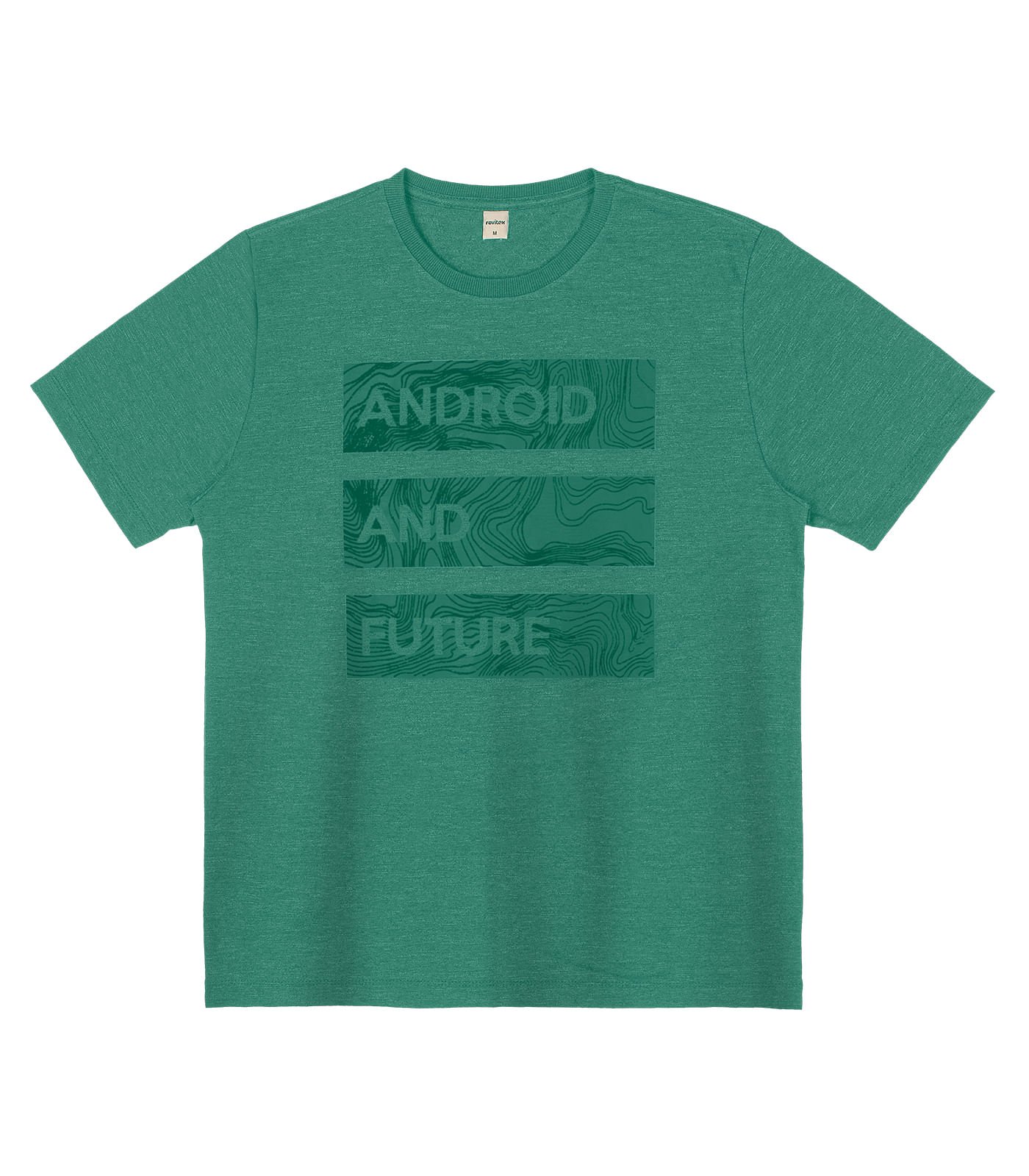 Camiseta Masculina Android Rovitex Verde