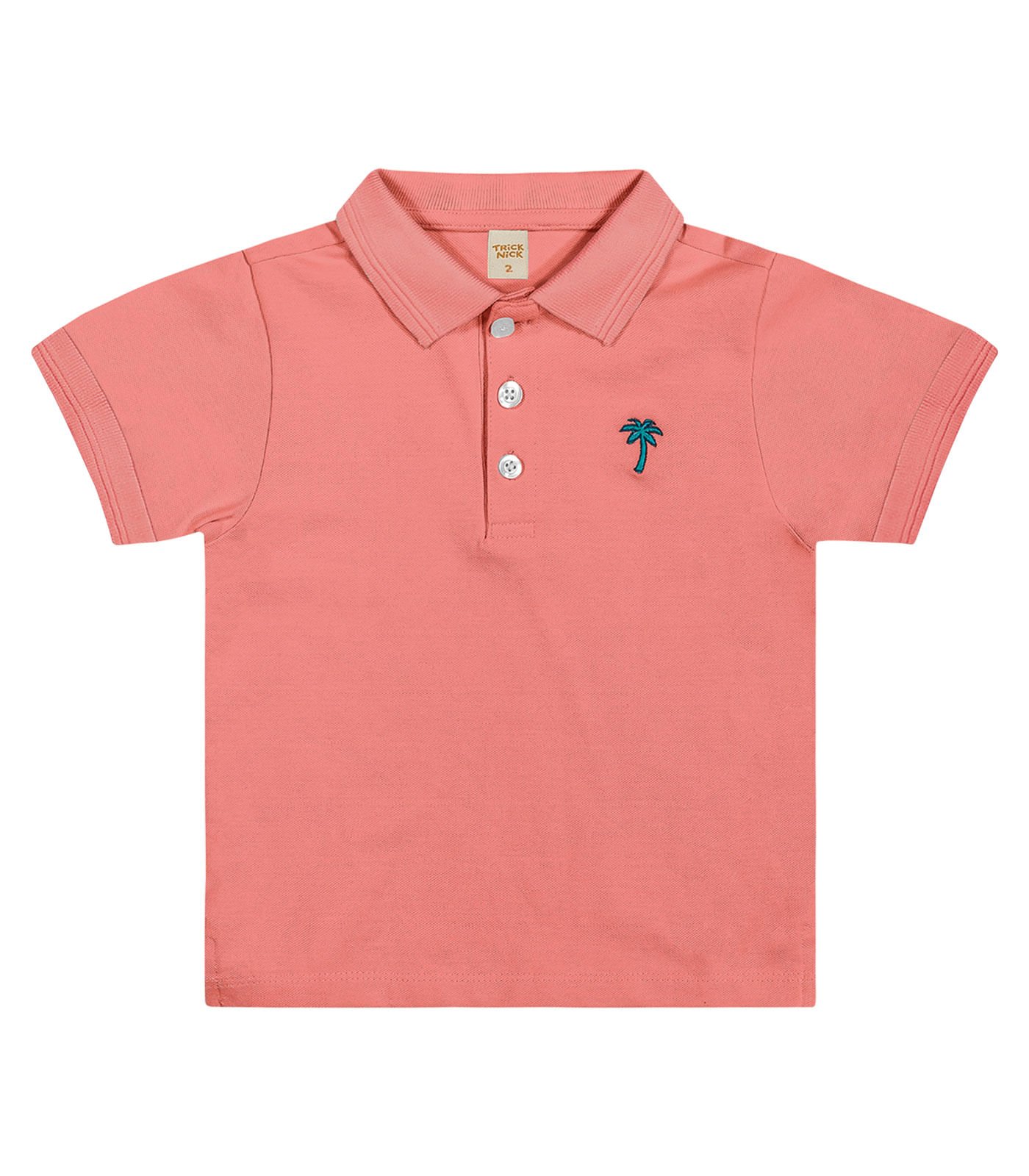 Camisa Polo Infantil Masculina Trick Nick Laranja