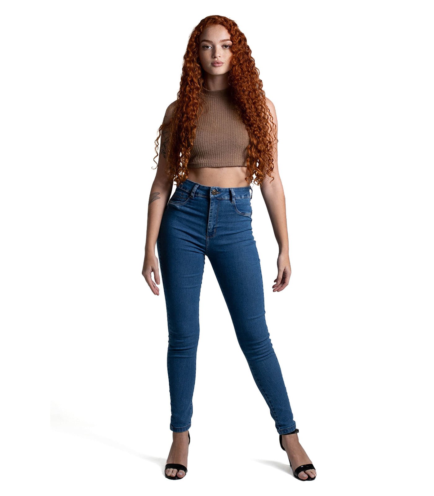 Calça Jeans Hot Pants Sawary Azul Azul