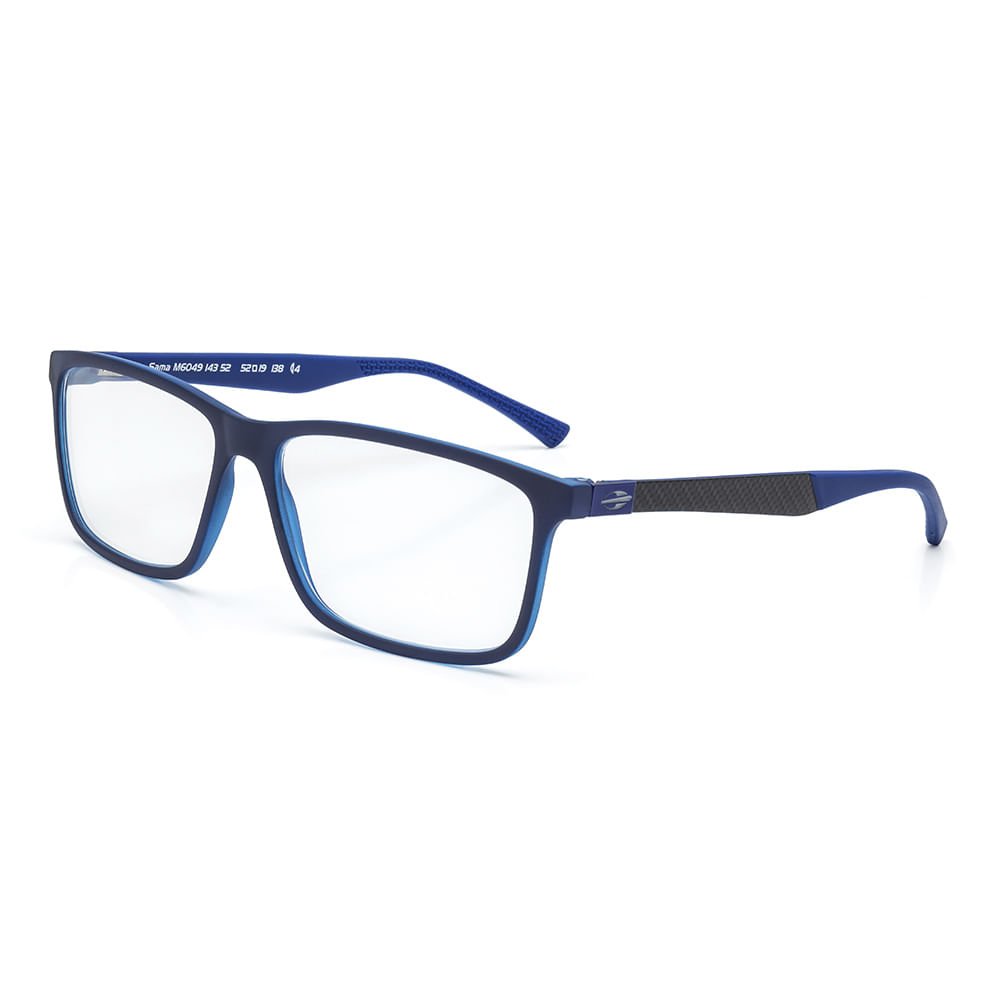 Óculos de grau mormaii sama azul escuro translucido