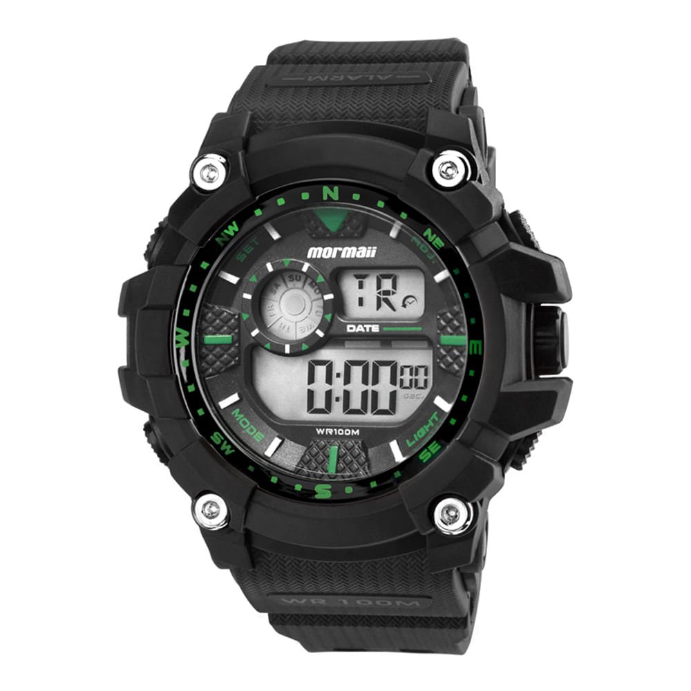 Relógio masculino digital mormaii - mo3530a/8v