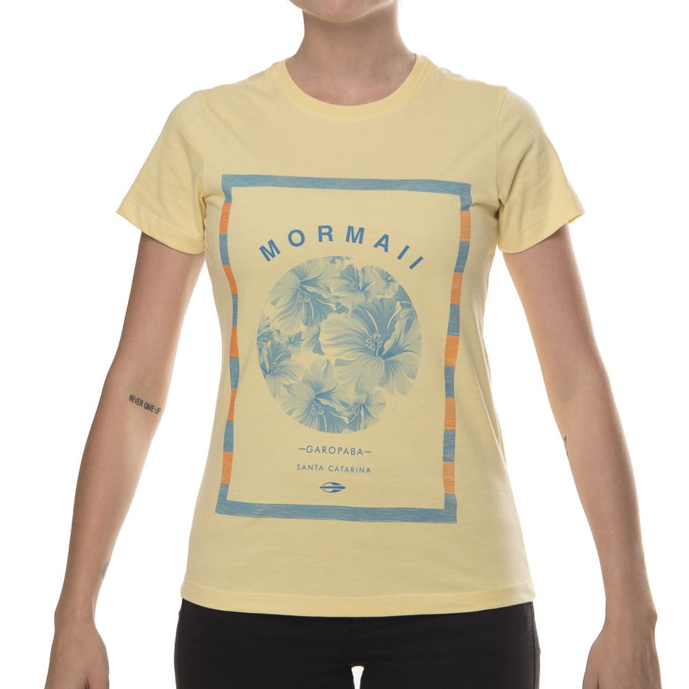 Camiseta feminina básica cool mormaii