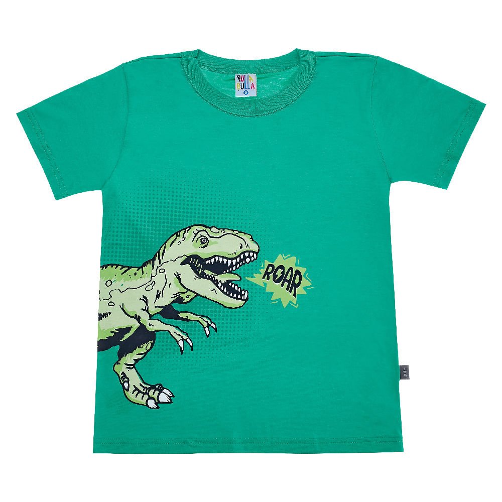 Camiseta Verde - Infantil Menino Meia Malha 43859-67