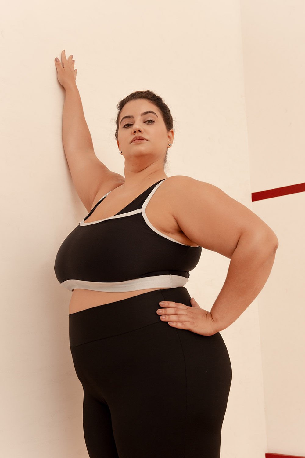 Kira (Plus Size) Pinstripes Top