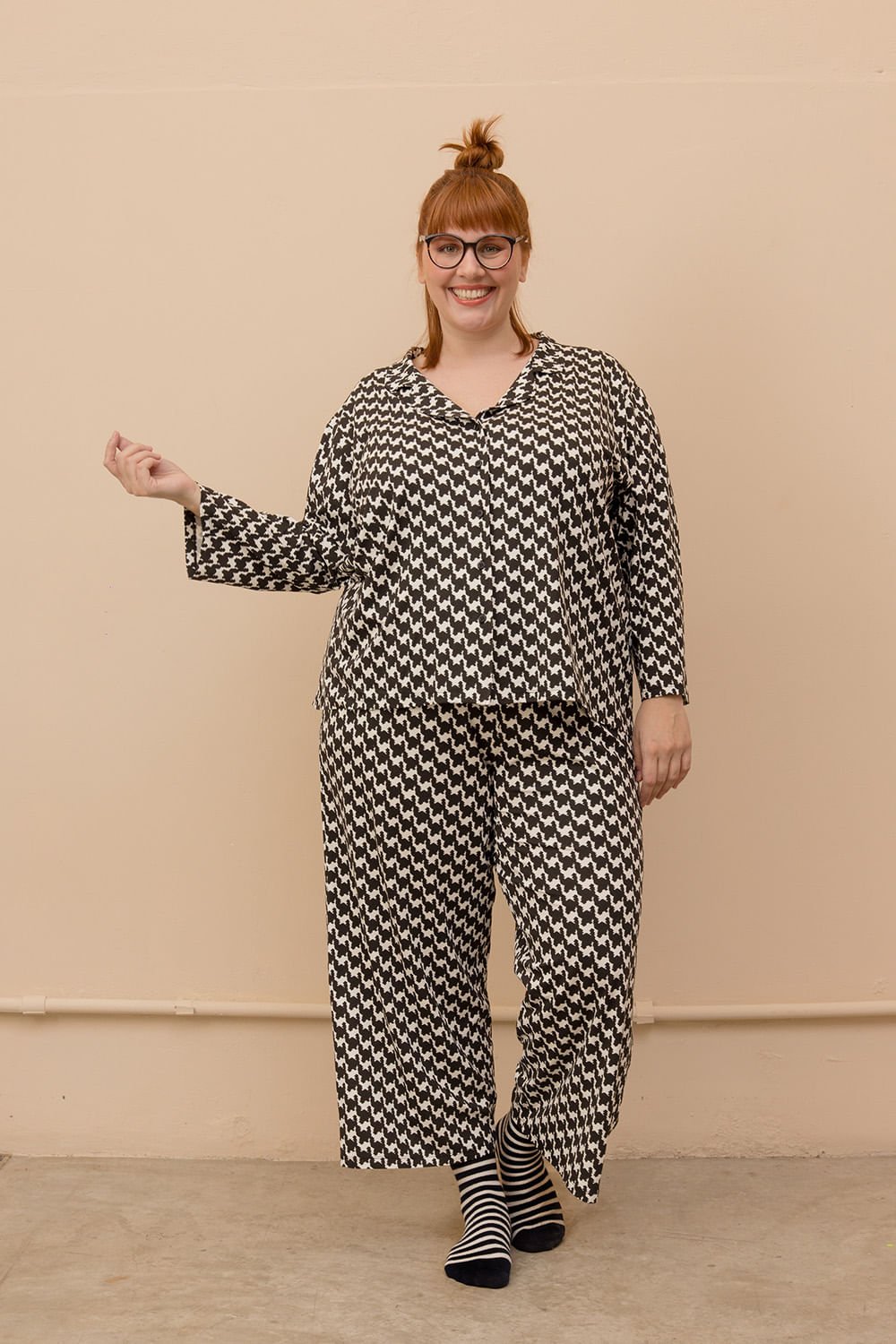 Pijama Clássico Gal Plus Size