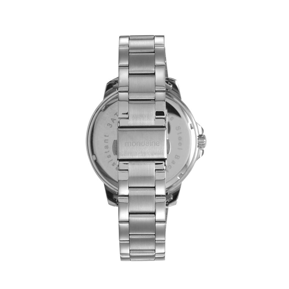 Relógio Masculino Casual Robusto Prata Prata 3