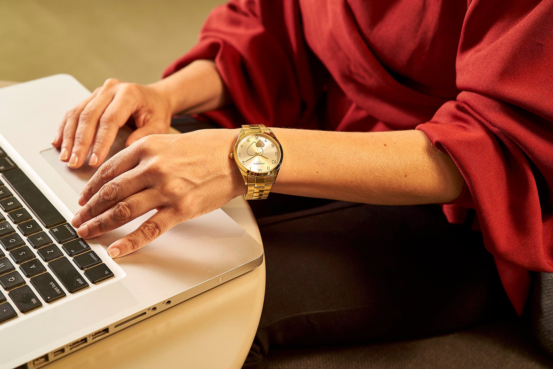Relógio Feminino Casual Dourado Dourado 2