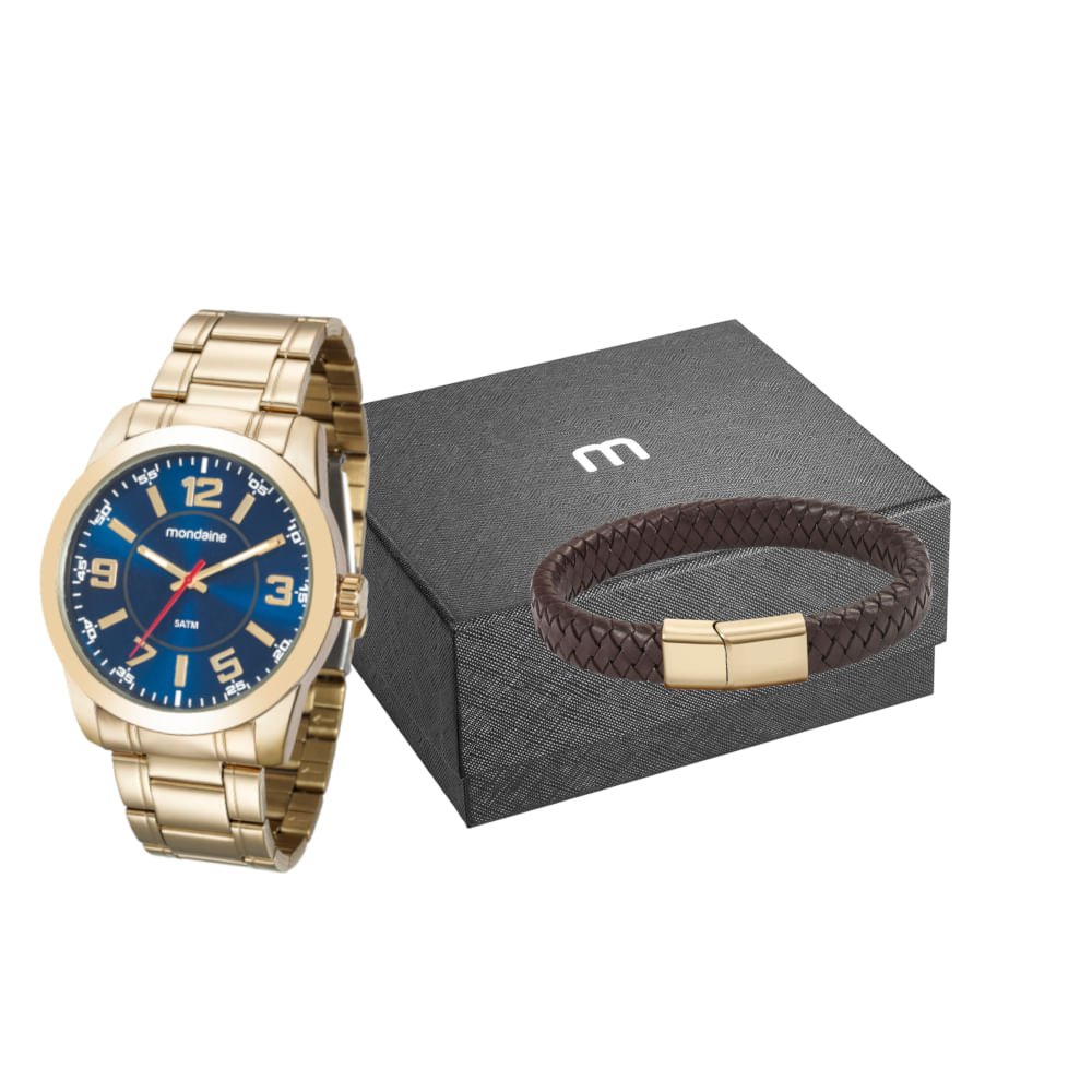 relogio esportivo masculino dourado