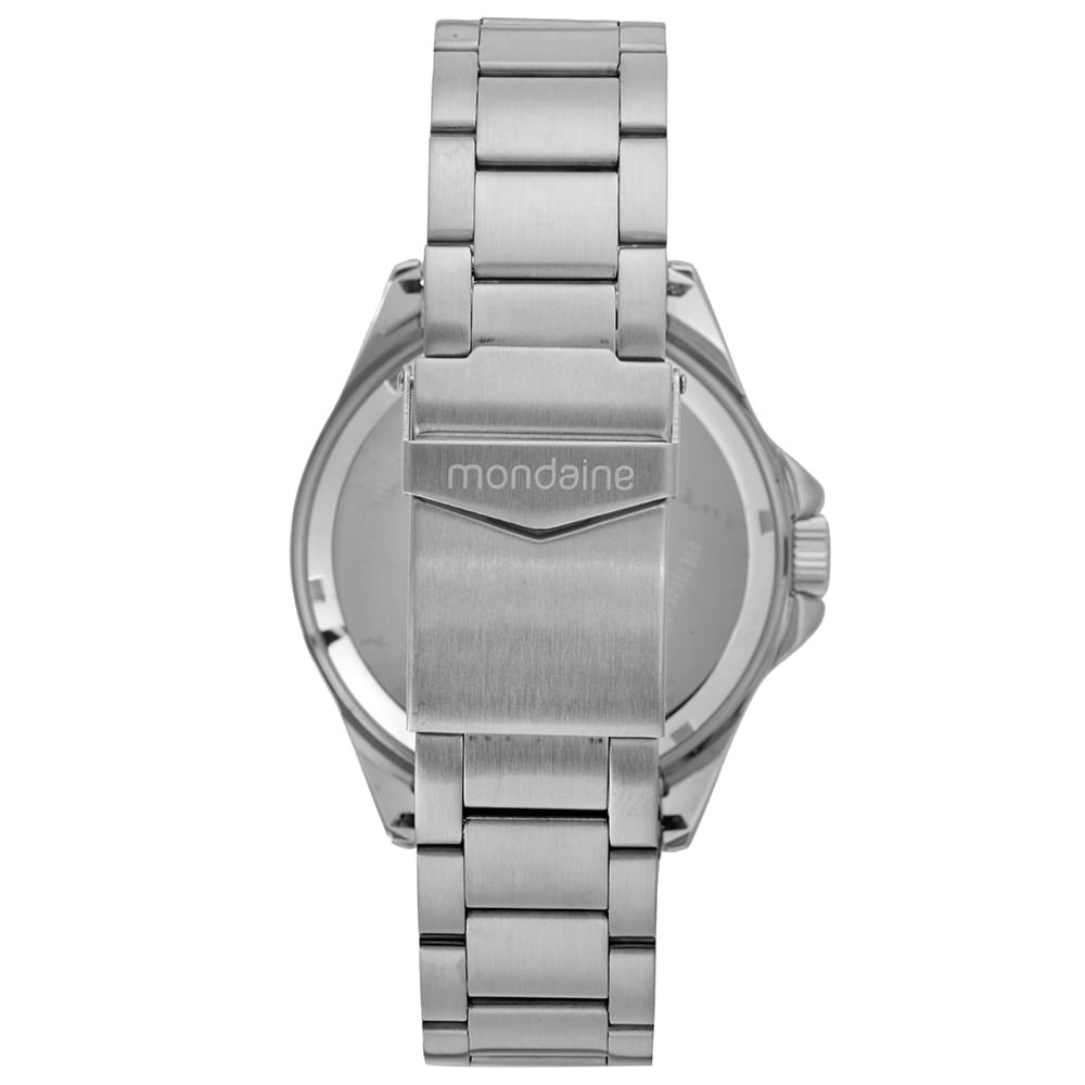 Relógio Masculino Troca Pulseira Prata Prata 3