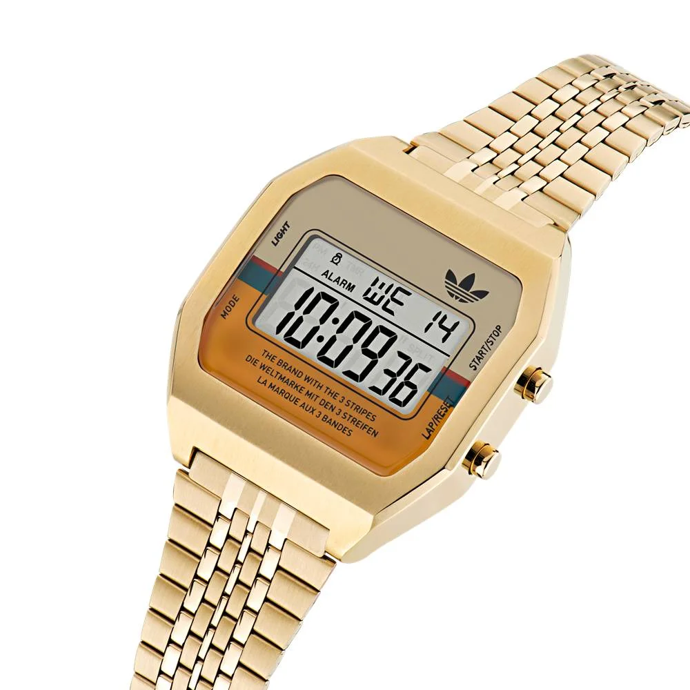 Relógio Adidas Unissex Digital Dourado AOST23555 Dourado 2
