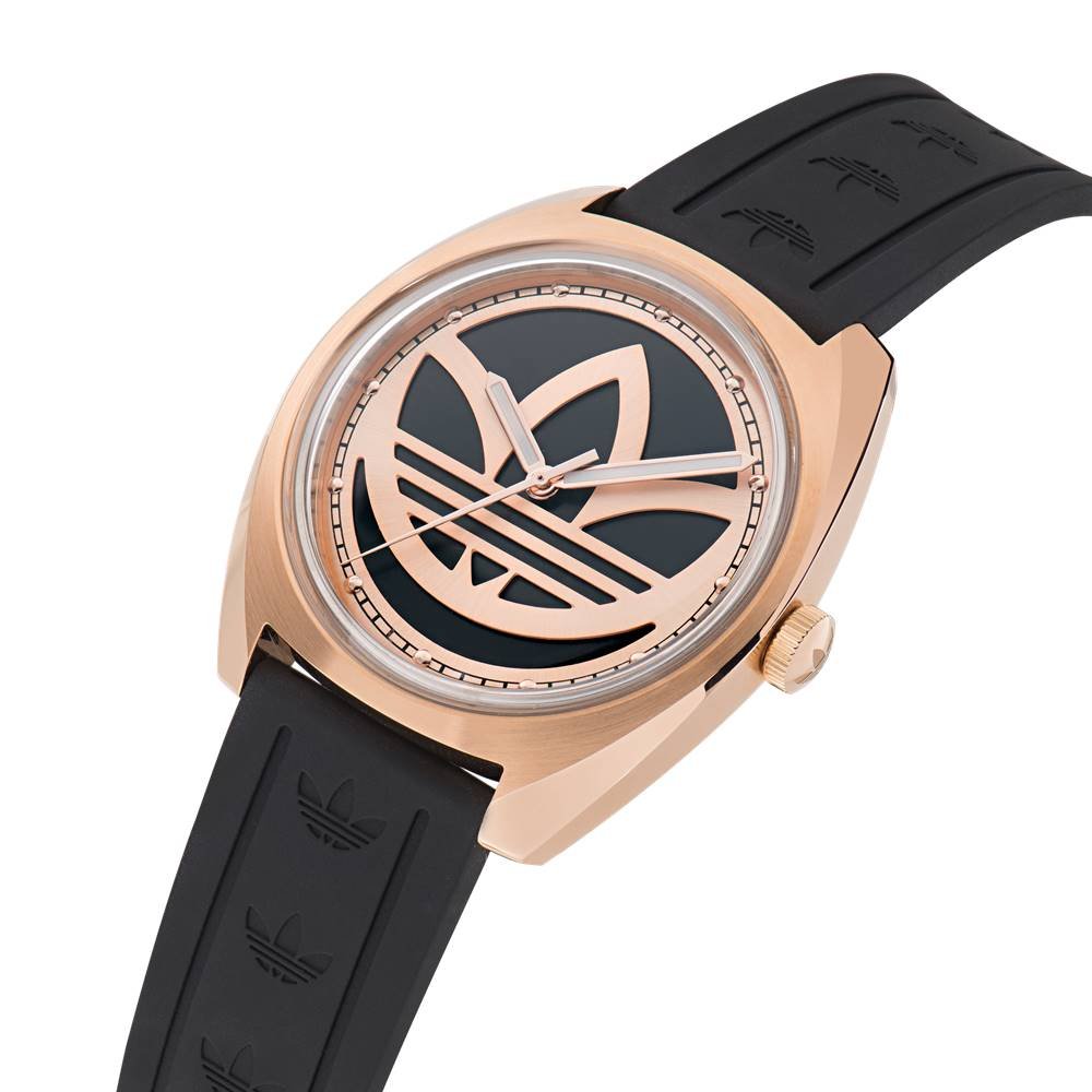 Relógio Adidas Unissex Analógico Rose Gold AOFH23013 Preto 2