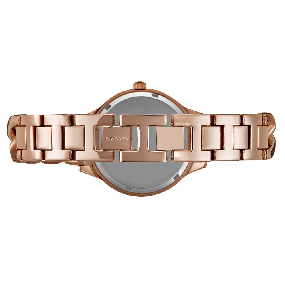 Relógio Feminino Corrente Rosé Rosa 3