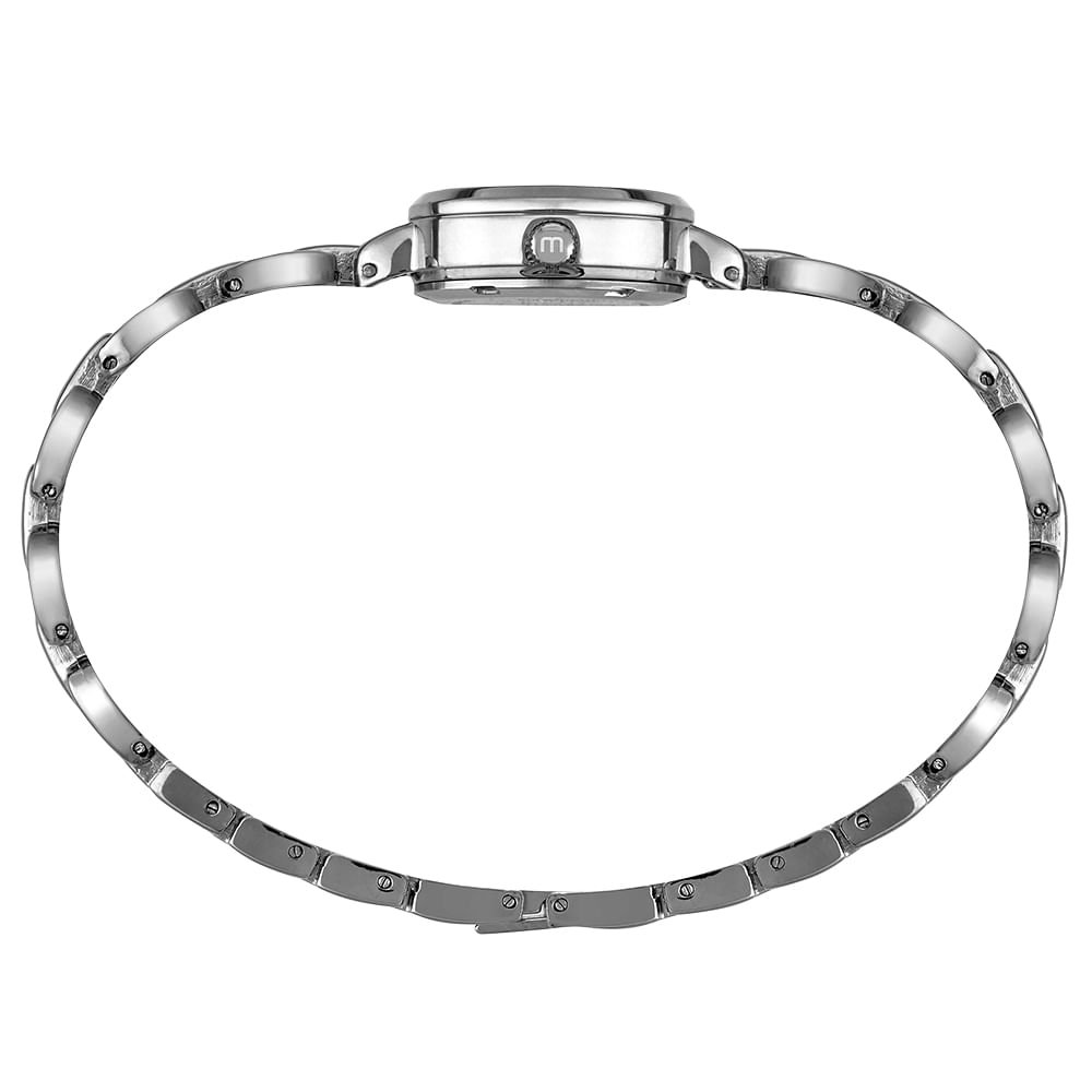 Relógio Feminino Clássico Corrente Prata Prata 4