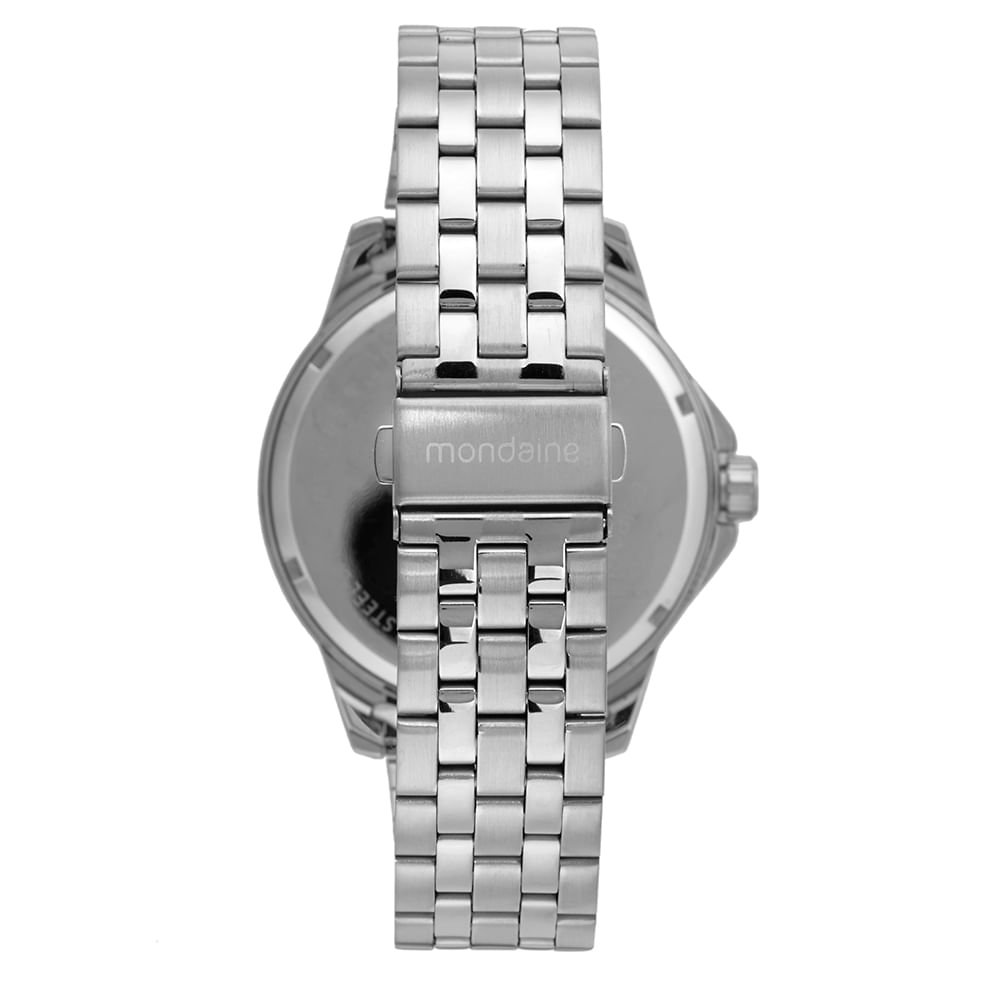 Relógio Masculino Casual Prata Prata 4